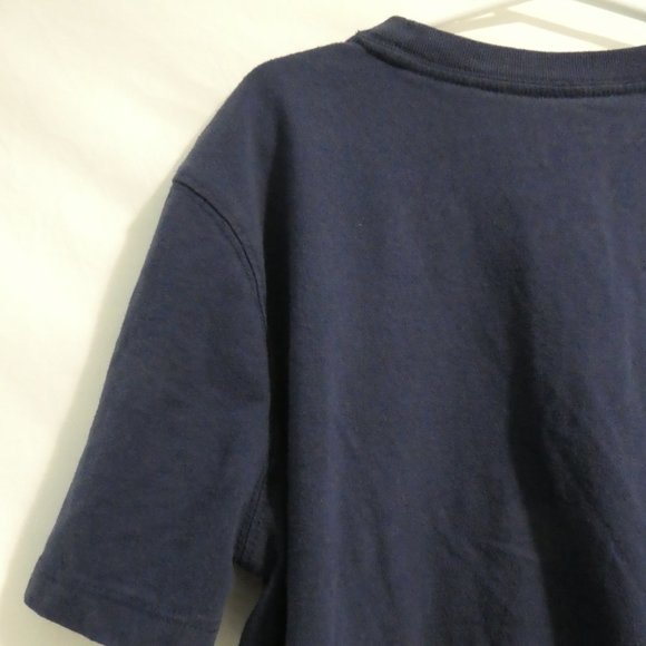 GAP KIDS navy graphic T-Shirt "Great Shark" print / design, XL size 12 years GUC - Picture 7 of 12